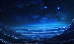 四虎影院欧美科幻大片截图，宇宙星空背景宏大场面，冷蓝色调科技感十足