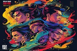 四虎影院精品动漫画面，色彩鲜艳角色造型精致，动感线条充满活力